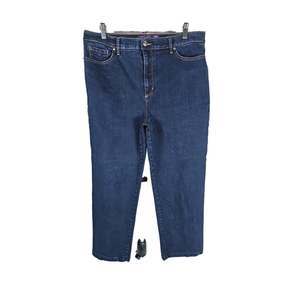 Gloria Vanderbilt Amanda Size 16 Dark Washed Stretchable Jeans